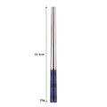 Axyaa Stainless Steel Korean Spoon Chopsticks Set