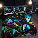 Axyaa Geometric Abstract Pattern Duvet Cover Set - High-Definition Print - All-Season Comfort