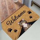 Axyaa Cat Pattern Door Mat - Non-Slip Washable Small Rug for Home Decoration