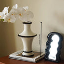 Axyaa Ceramic Vase: Modern Light Luxury Art Desktop Decoration Ornament