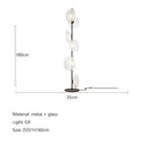 Axyaa Lava Glass Sofa Floor Lamp for Elegant Living Room Décor