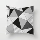 Axyaa Geometric Stripe Printed Pillowcase - Modern Home Decor