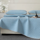 Axyaa Latex Bed Mat, Quilted Mattress Cover with Air Conditioning, 140x200 160x200
