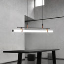 Axyaa Leather Strip Pendant Lights for Dining Room, Study Room, and Hotel Front Desk