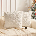 Axyaa Christmas Snowflake Embroidered Pillowcase, 45x45cm
