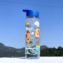 Axyaa Cute Animal Print Water Bottle - Lightweight Leakproof Thermos for School, Travel