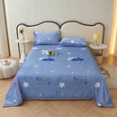 Axyaa Cartoon Panda Flannel Blanket Set with Pillowcases for Sofa Bed Bedspread