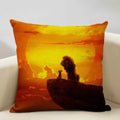 Axyaa African Landscape Art Pillow Case 45x45cm High Quality Linen Cushion Cover