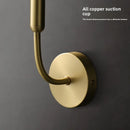 Axyaa Copper Wall Lamp: Minimalist Postmodern Nordic Retro Decor for Living Room Bedroom