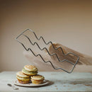 Axyaa Stainless Steel Taco Rack Tray for Kitchen, BBQ - Taco Holder Storage Rack