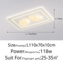 Axyaa Minimalist Modern White Ceiling Light for Living Room Bedroom Indoor Lighting