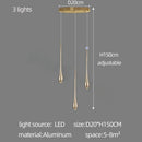 Axyaa Gold Drop Chandelier for Luxury Living Spaces