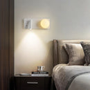 Axyaa Moon Globe Wall Sconce, Modern & Minimalist LED Bedroom Reading Light