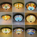 Axya Vintage Tiffany Style Ceiling Lamp