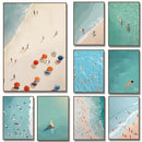 Nordic Summer Girl Pool Party Wall Art Print by Axyaa - Home Decor & Living Room Art