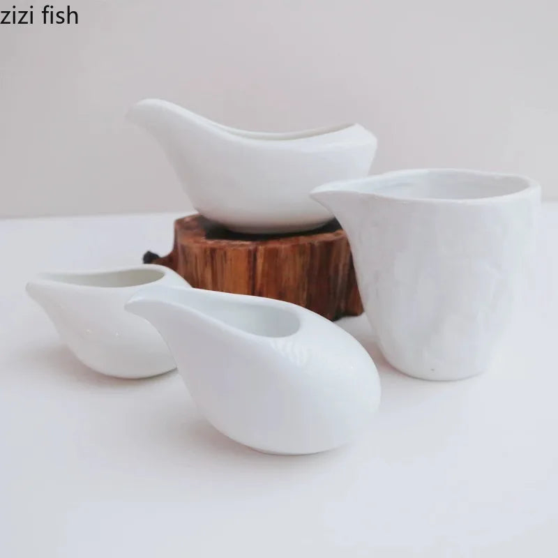 Axya Ceramic Sauce Jug Set of 6 Bowls and Gravy Boats