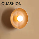 Axya Nordic Modern Wood Wall Lights LED Bedroom Sconce Simple Design
