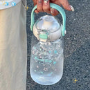 Axyaa 640ml Tritan Straw Handle Water Bottle