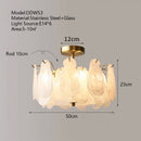 Axyaa French Style Minimalist Chandelier Full-Spectrum Lamp for Bedroom, Living Room, Dining Room