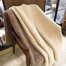 Axyaa Sunflower Class A Fleece Knitted Blanket for Autumn & Winter