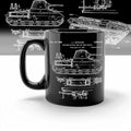 Aerospace Shuttle Fighter Rocket Tank Tea Cup - Axyaa Branded Enthusiasts Gift