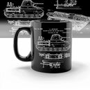 Aerospace Shuttle Fighter Rocket Tank Tea Cup - Axyaa Branded Enthusiasts Gift