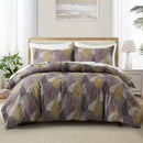 Leaf Plant Duvet Set, Boho Quilt Cover, Home Bedding by Axyaa