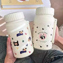 Axyaa Cute Animals Thermos Bottle | Vacuum Flask with Tea Strainer for Travel