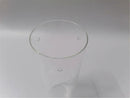 Axyaa Tall Glass Hurricane Lamp Shade with 3-Hole Candle Holder