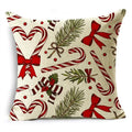 Axyaa Christmas Linen Pillow Cover 45X45CM - Festive Home Decor