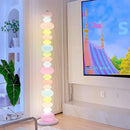 Axya Rainbow Glass Floor Lamp for Colorful Room Decor