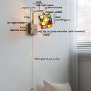 Axyaa Swing Arm Glass LED Wall Lamp Modern Nordic Stair Light Wandlamp
