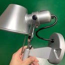 Axyaa 360° Rotating Shade Swivel Arm Wall Lamp Contemporary Design Adjustable Sconce