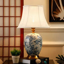 Axyaa Luxe Ceramic Table Lamp for Living Room and Bedroom Décor