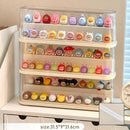 Axyaa Clear Acrylic Figure Display Storage Box with Lid Organizer