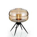 Axyaa Glass LED Desk Lamp for Modern Home Decor