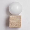 Axyaa Cream Wind Yellow Cave Stone Wall Light Sofa Bedroom Set
