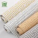 Axyaa Self-Adhesive Sxp Linen Foam Wall Stickers 2mm Thick - Easy Renovation for Indoor Spaces