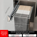 Axyaa Aluminum Alloy Pant Hangers: Adjustable, Multi-Functional, & Collapsible Clothes Rack