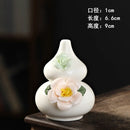 Axyaa Ceramic Mini Flower Pot Vase for Hydroponics & Aromatherapy Décor