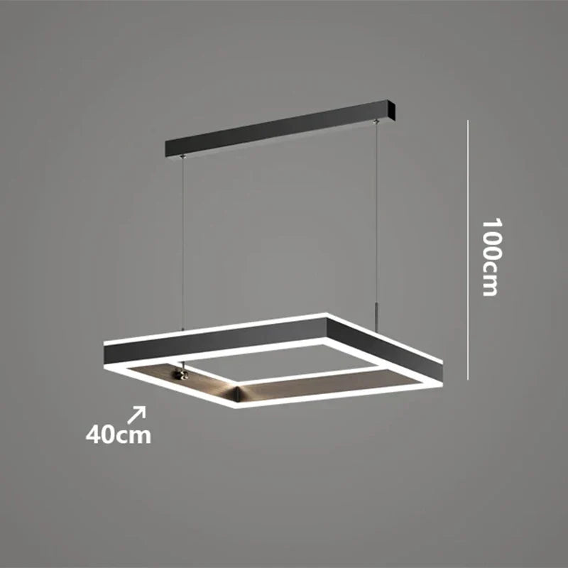 Axyaa Nordic Stair Chandelier Ceiling Light for Living Room Dining Room - Indoor Lighting