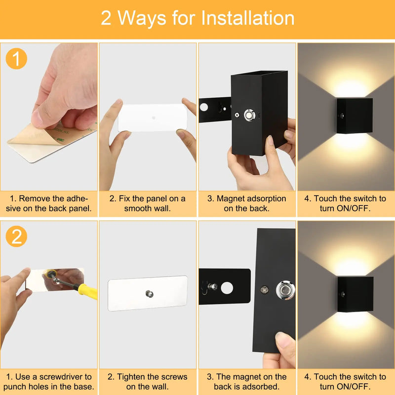 LED Motion Sensor Wall Lamp Axyaa Brand IP65 Waterproof Indoor Outdoor Sconce
