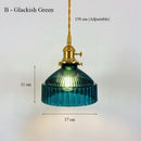Axyaa Japanese Glass Pastoral Small Chandelier - Modern LED Lighting for Kitchen Bedroom