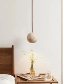 Axyaa Yellow Travertine Chandelier: Nordic Restaurant Home Decor Pendant Light