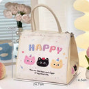 Axyaa Kawaii Thermal Lunch Bag for Women, Girls, Kids - Cute Bento Tote Pouch