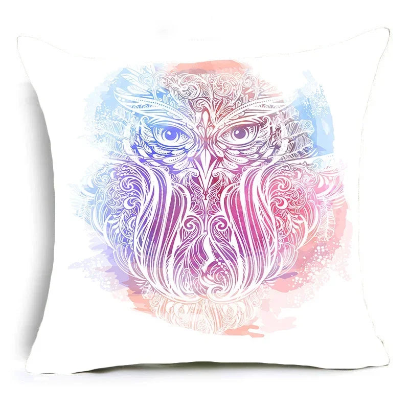Axyaa Linen Cushion Cover - 45*45cm for Living Room, Car, Hotel, Clubhouse