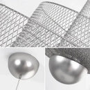 Axyaa Modern Metal Grid LED Chandelier for Home & Store Lighting