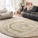 Axyaa Plush Retro Style Living Room Carpet - Soft, Fluffy, Non-slip Mat