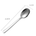 Axyaa Stainless Steel Long Handle Soup Spoon Colander Mixing Teaspoon Set