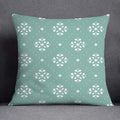 Axyaa Green Geometric Pillow Cover for Home Decor